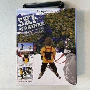 Lucky Bums Ski Trainer Kit Kids Harness Leash Backpack Wedge - VGC